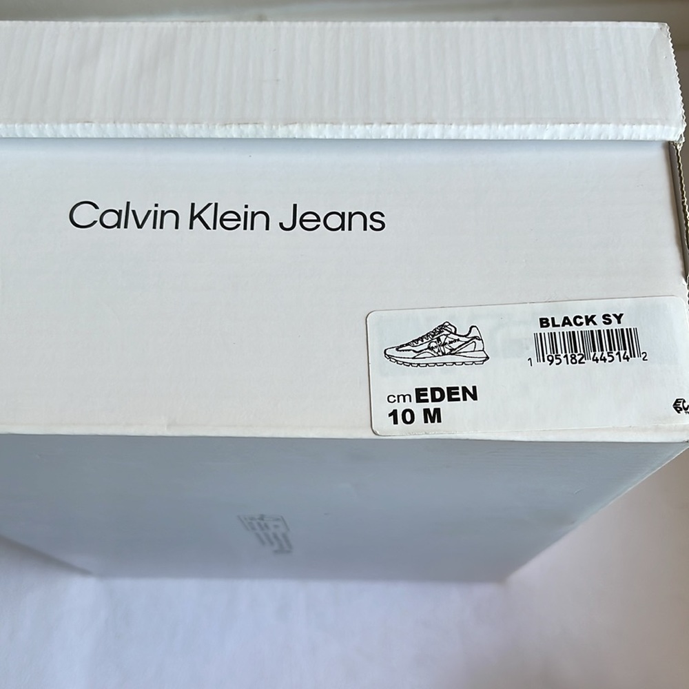 Calvin Klein Jeans Men’s Eden Black SY Sneakers Various Sizes. New With box. - Picture 8 of 11